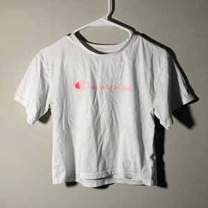 Champion crop top - size large